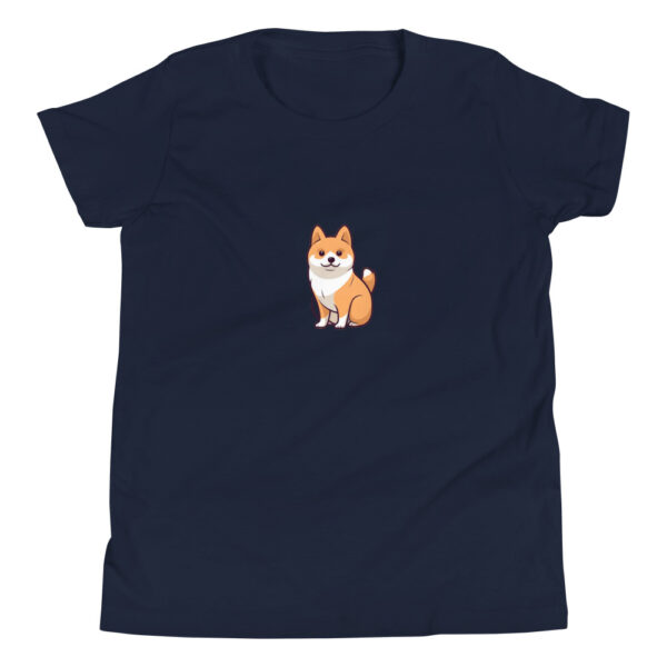 Graphic t-shirt of a friendly Shiba Inu dog